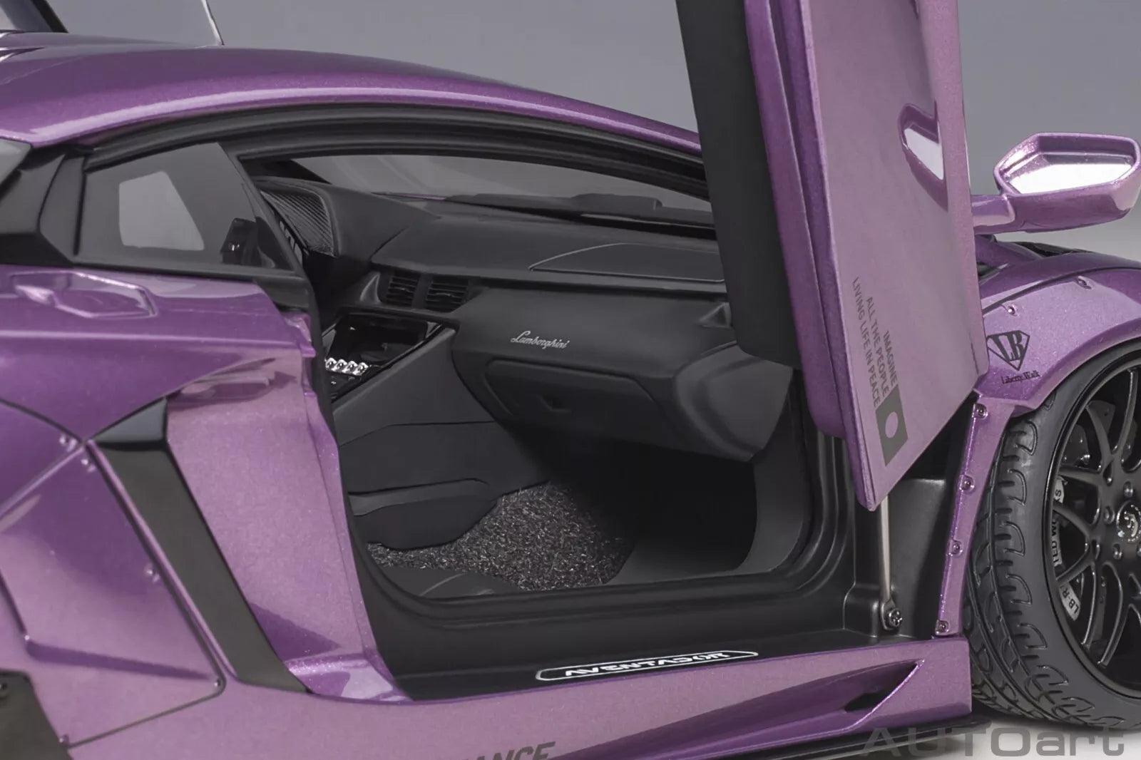 AutoArt Lamborghini Aventador Liberty Walk LB - Works Limited Edition - Viola SE30 1:18 Modell