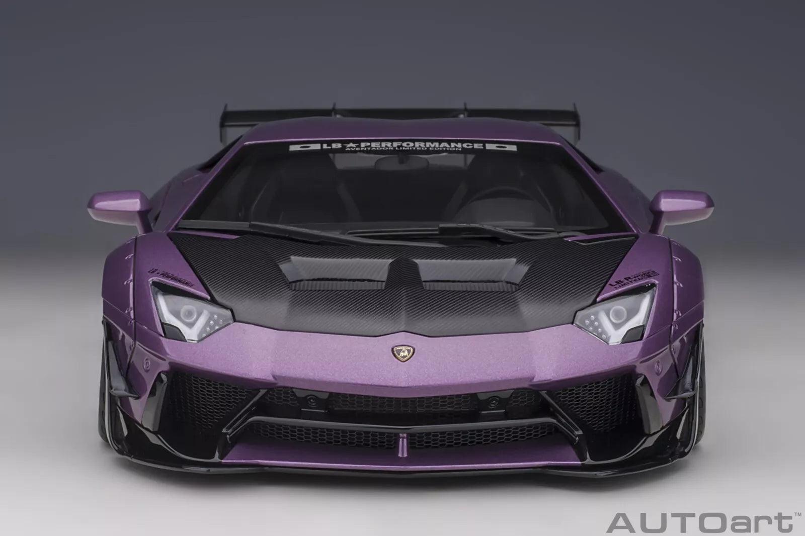 AutoArt Lamborghini Aventador Liberty Walk LB - Works Limited Edition - Viola SE30 1:18 Modell