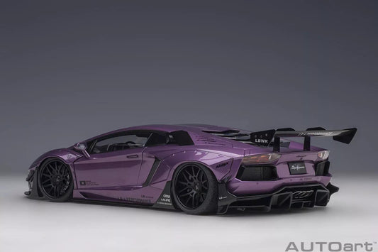 AutoArt Lamborghini Aventador Liberty Walk LB - Works Limited Edition - Viola SE30 1:18 Modell