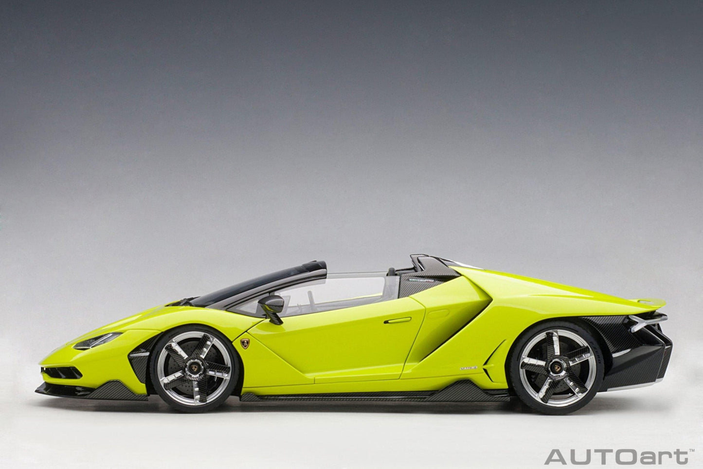 AutoArt Lamborghini Centenario Roadster - Verde Scandal/Solid Light Green 1:18 Modell - Artexio