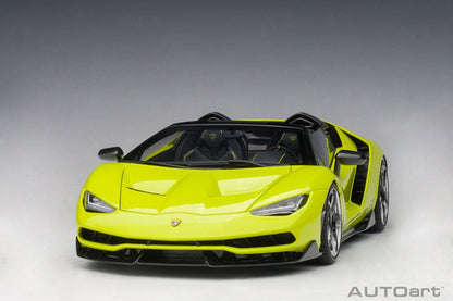 AutoArt Lamborghini Centenario Roadster - Verde Scandal/Solid Light Green 1:18 Modell - Artexio