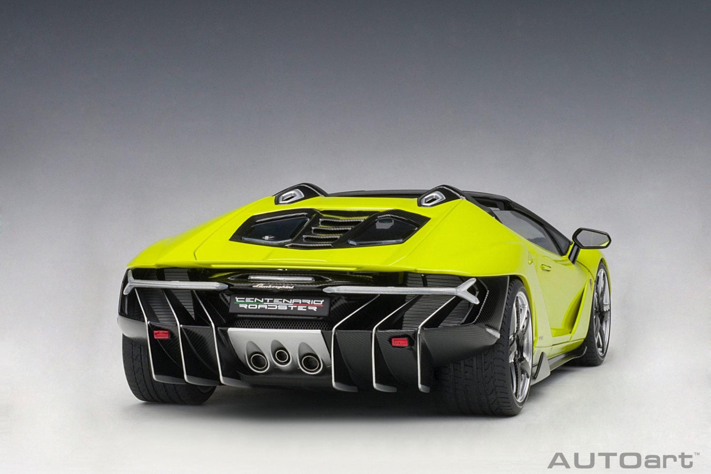 AutoArt Lamborghini Centenario Roadster - Verde Scandal/Solid Light Green 1:18 Modell - Artexio