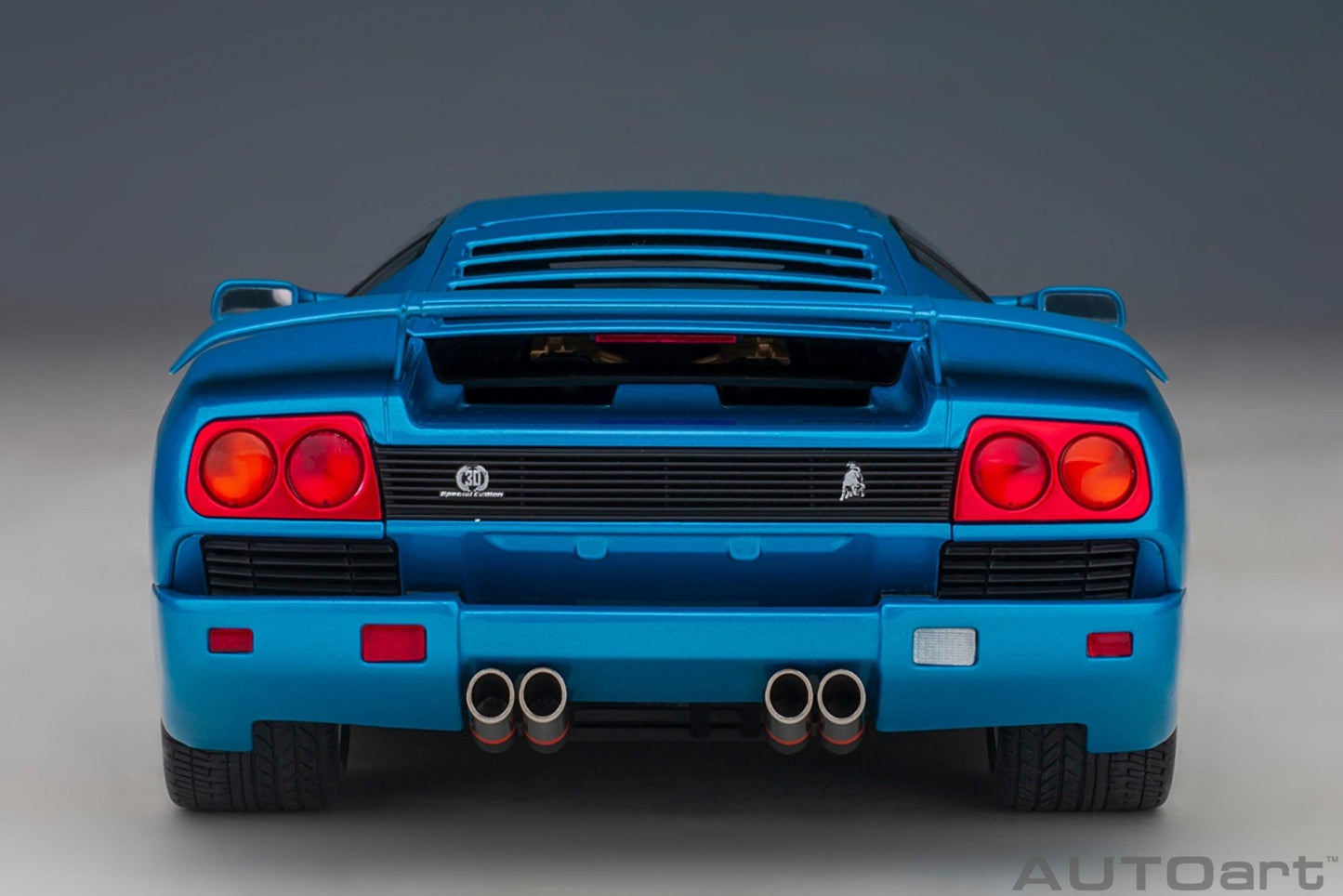 AutoArt Lamborghini Diablo SE 30th Anniversary Edition - Blu Sirena 1:18 Modell - Artexio