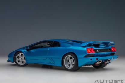 AutoArt Lamborghini Diablo SE 30th Anniversary Edition - Blu Sirena 1:18 Modell - Artexio