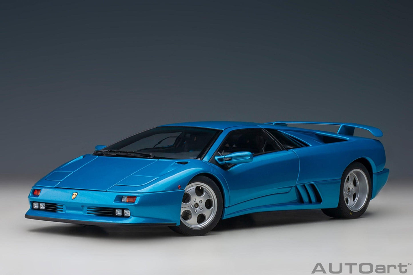 AutoArt Lamborghini Diablo SE 30th Anniversary Edition - Blu Sirena 1:18 Modell - Artexio