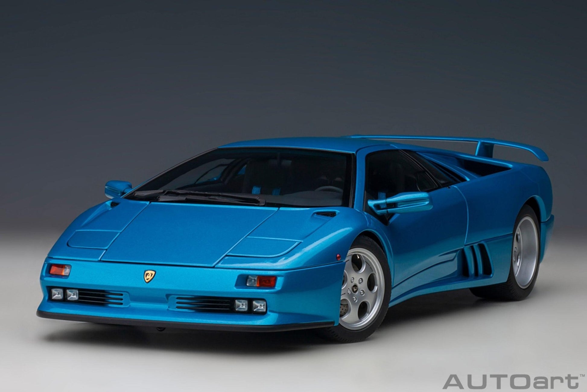 AutoArt Lamborghini Diablo SE 30th Anniversary Edition - Blu Sirena 1:18 Modell - Artexio