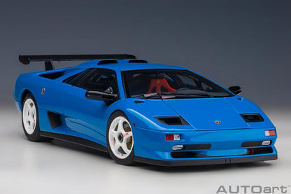 AutoArt Lamborghini Diablo SV - R - Blu Le Mans 1:18 Modell - Artexio