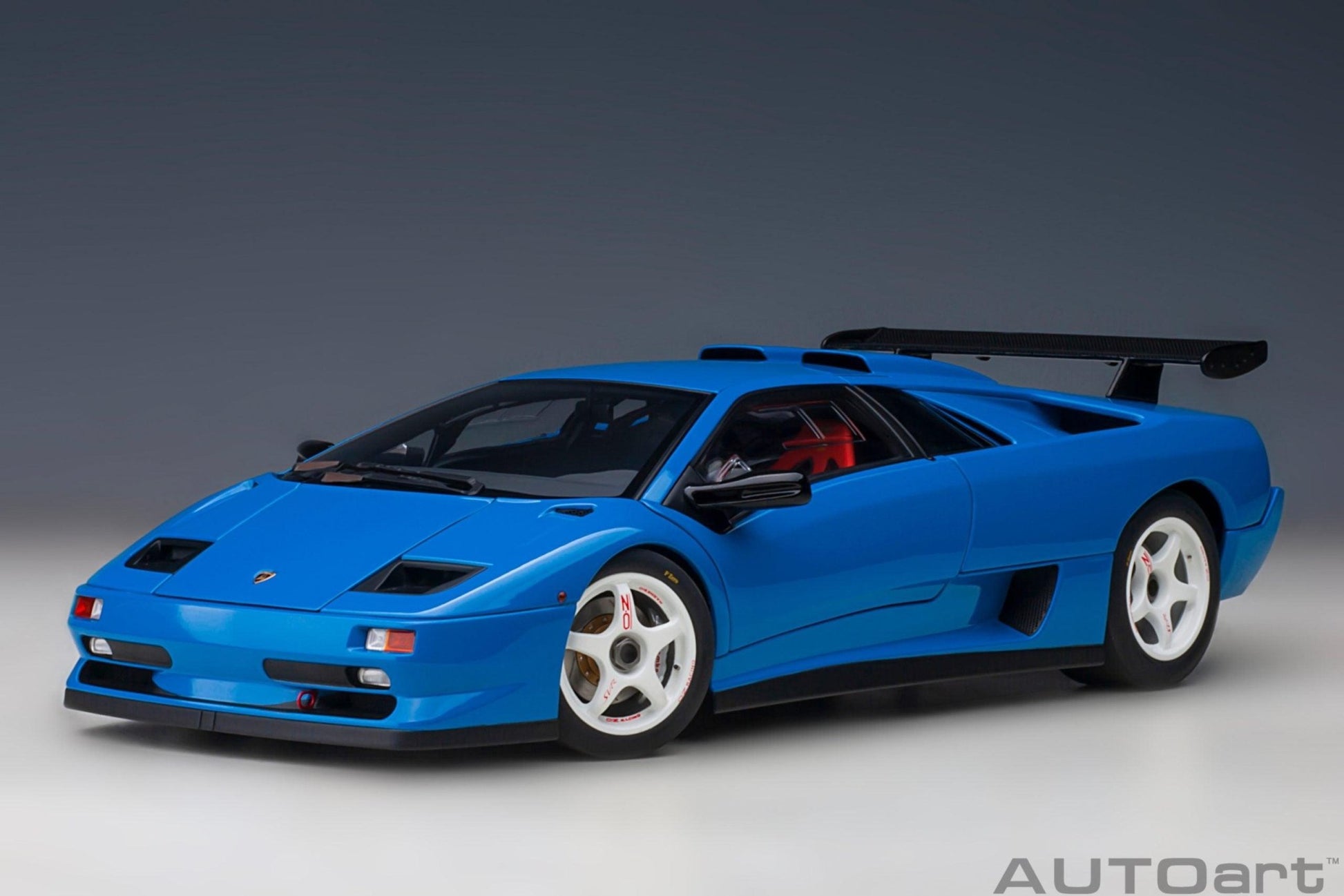 AutoArt Lamborghini Diablo SV - R - Blu Le Mans 1:18 Modell - Artexio