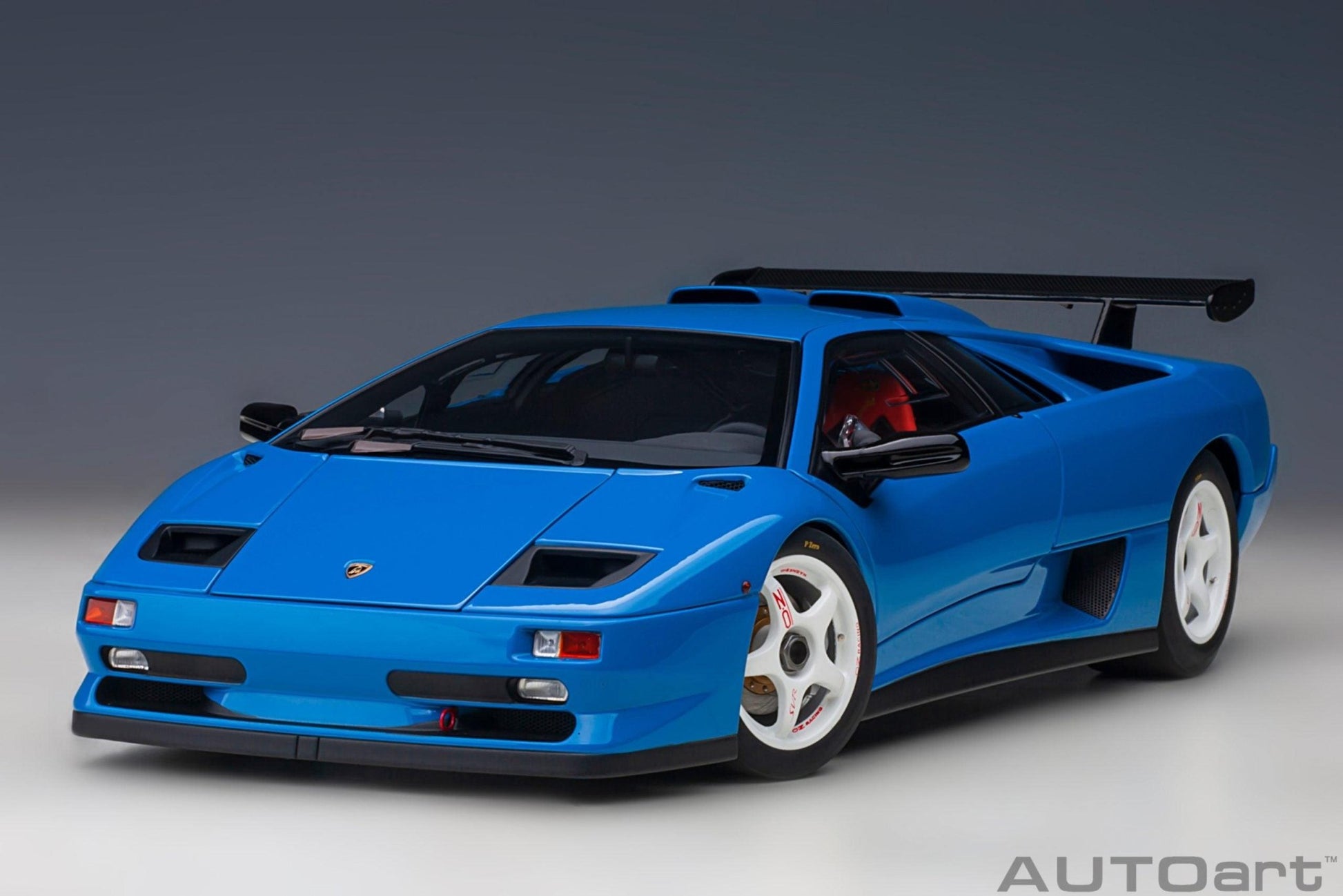 AutoArt Lamborghini Diablo SV - R - Blu Le Mans 1:18 Modell - Artexio