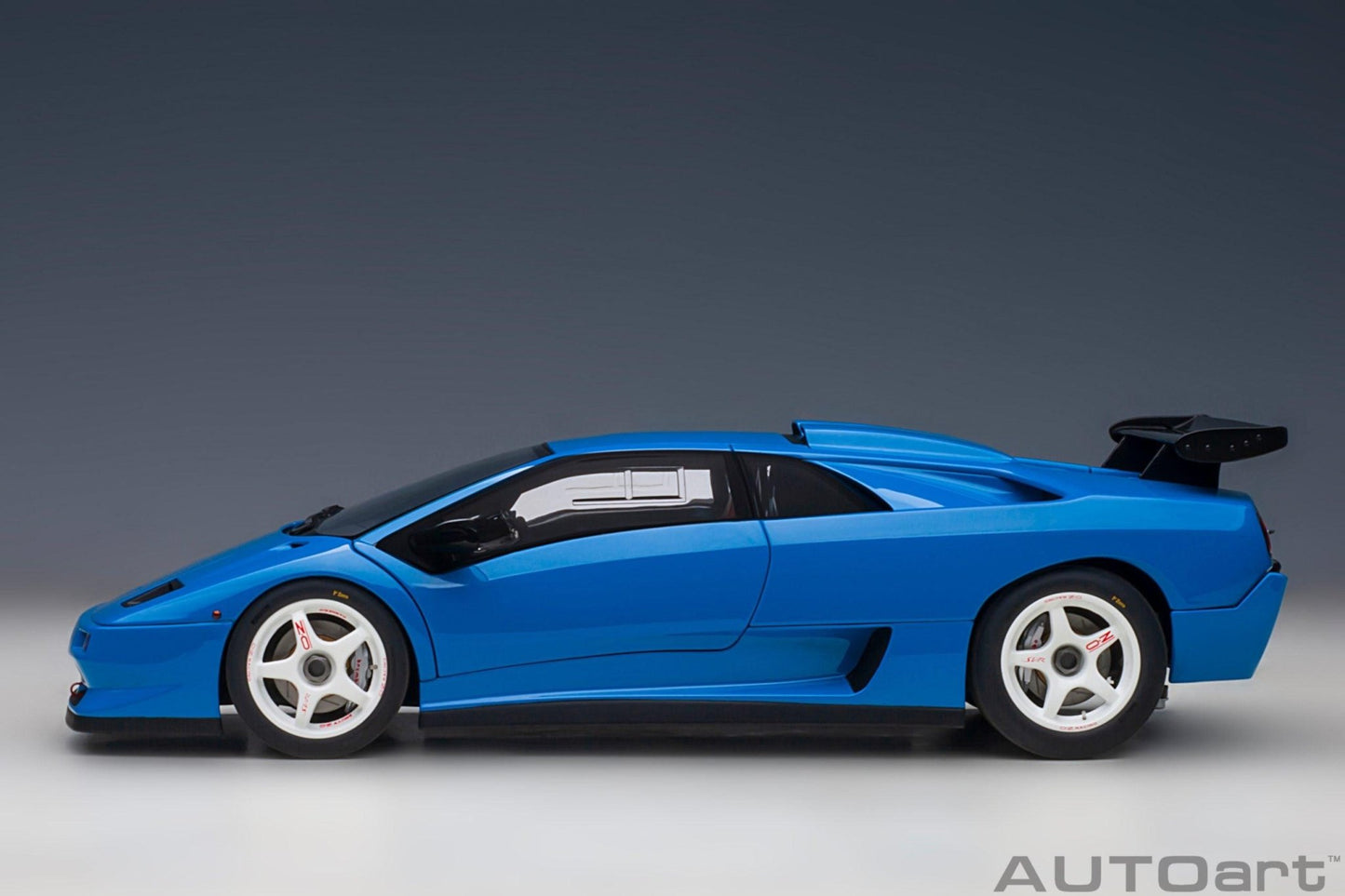 AutoArt Lamborghini Diablo SV - R - Blu Le Mans 1:18 Modell - Artexio