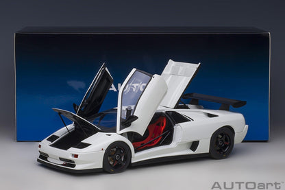 AutoArt Lamborghini Diablo SV - R - Impact White 1:18 Modell - Artexio