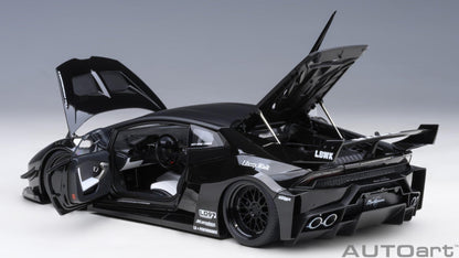 AutoArt Lamborghini Huracan GT Liberty Walk LB Silhouette - Black 1:18 Modell - Artexio