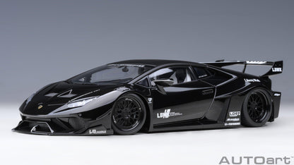 AutoArt Lamborghini Huracan GT Liberty Walk LB Silhouette - Black 1:18 Modell - Artexio