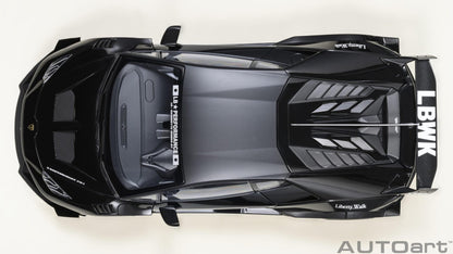 AutoArt Lamborghini Huracan GT Liberty Walk LB Silhouette - Black 1:18 Modell - Artexio