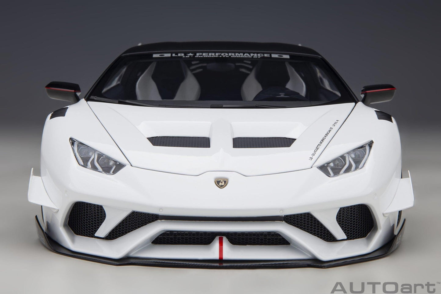 AutoArt Lamborghini Huracan GT Liberty Walk LB Silhouette - White 1:18 Modell - Artexio