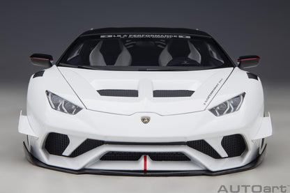 AutoArt Lamborghini Huracan GT Liberty Walk LB Silhouette - White 1:18 Modell - Artexio