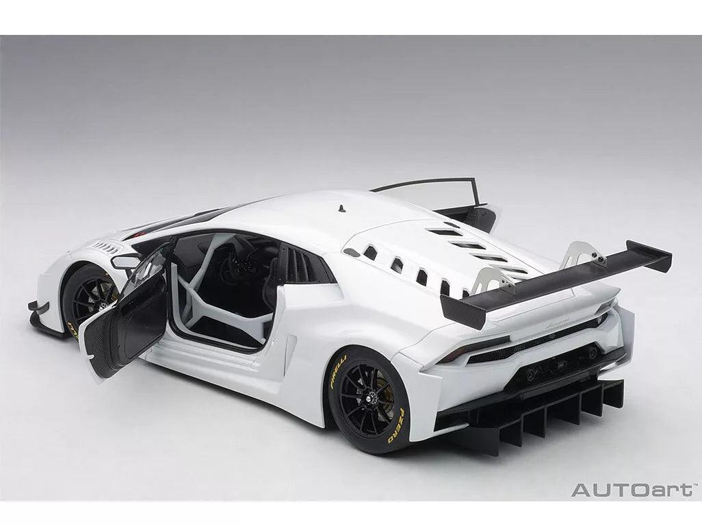 AutoArt Lamborghini Huracan GT3 - Bianco Isis/White 1:18 Modell - Artexio