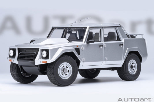 AutoArt Lamborghini LM002 - Argento 1:18 Modell