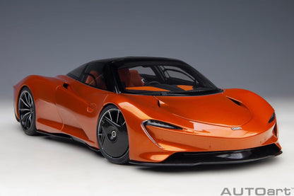 AutoArt McLaren Speedtail - Volcano Orange 1:18 Modell - Artexio