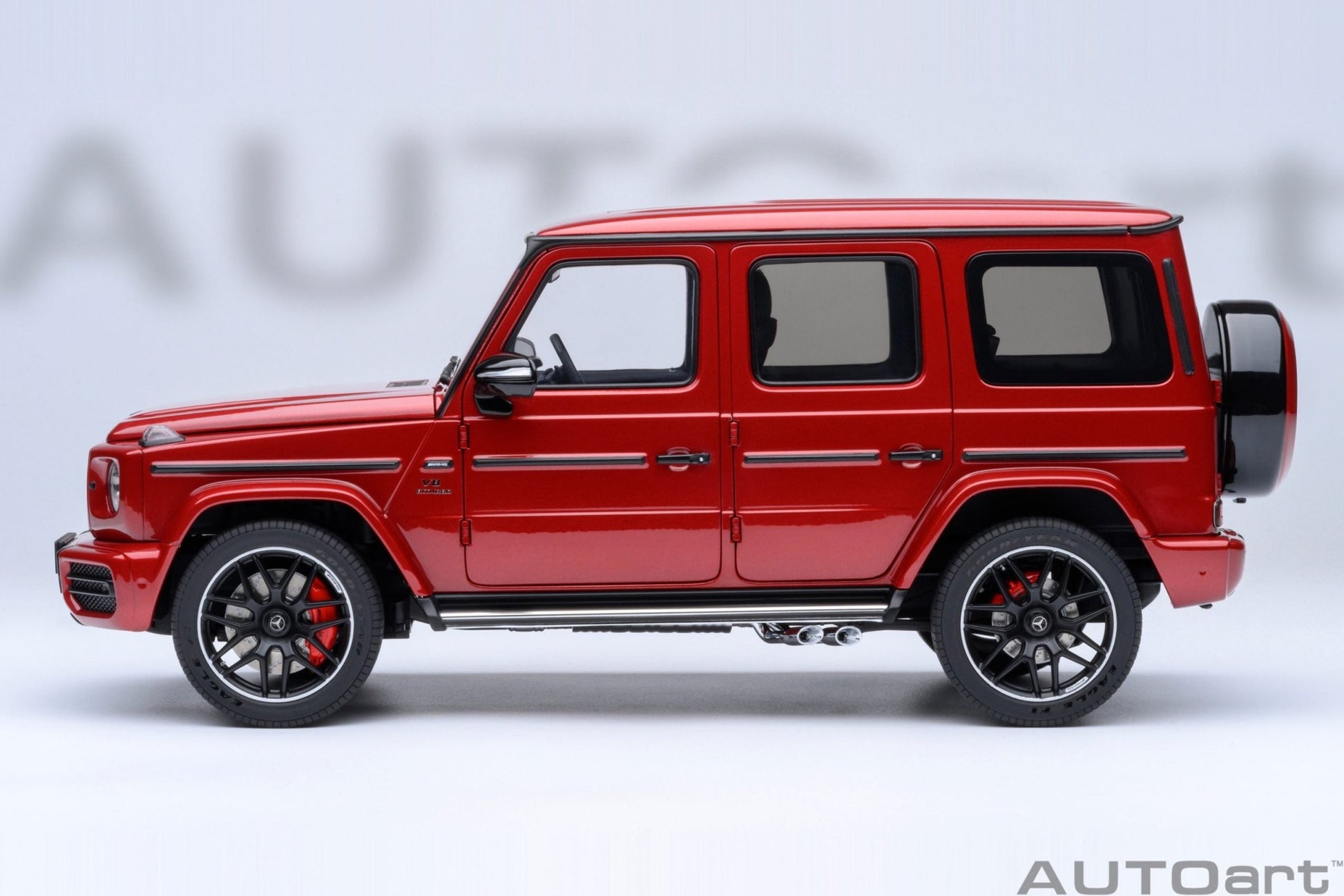 AutoArt Mercedes - AMG G63 2019 (Designo Cardinal Red Metallic) 1:18 Modell