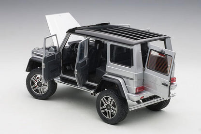 AutoArt Mercedes - Benz G500 4×4² - Iridium Silver Metallic 1:18 Modell - Artexio