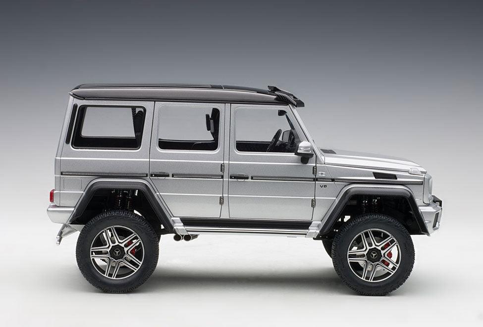 AutoArt Mercedes - Benz G500 4×4² - Iridium Silver Metallic 1:18 Modell - Artexio