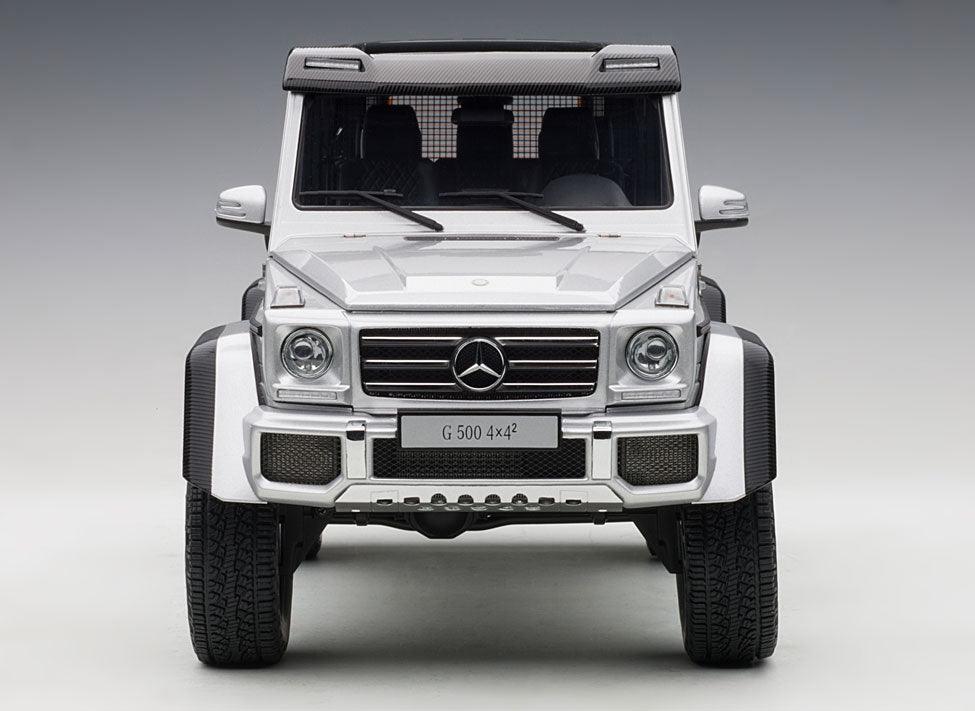 AutoArt Mercedes - Benz G500 4×4² - Iridium Silver Metallic 1:18 Modell - Artexio