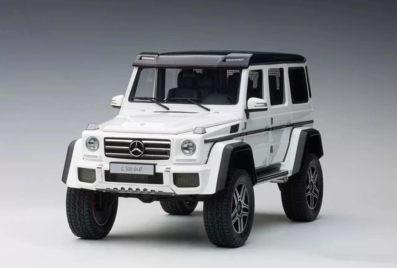 AutoArt Mercedes - Benz G500 4x4² 2016 - Gloss White 1:18 Modell - Artexio