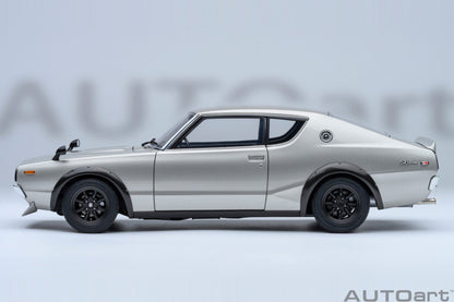 AutoArt Nissan Skyline 2000 GT-R (KPGC110) Tuned version Silver 1:18 Modell
