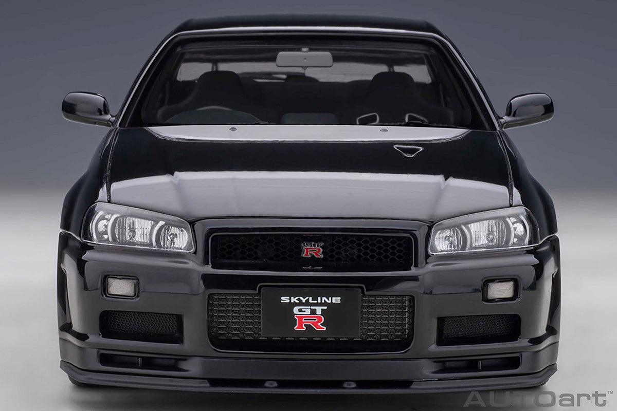 AutoArt Nissan Skyline GT - R (R34) V - spec II - Black Pearl 1:18 Modell - Artexio