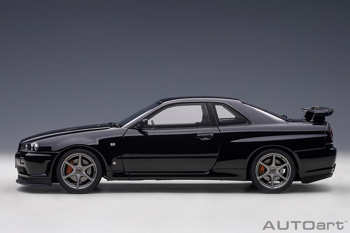 AutoArt Nissan Skyline GT - R (R34) V - spec II - Black Pearl 1:18 Modell - Artexio