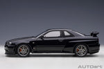 AutoArt Nissan Skyline GT - R (R34) V - spec II - Black Pearl 1:18 Modell