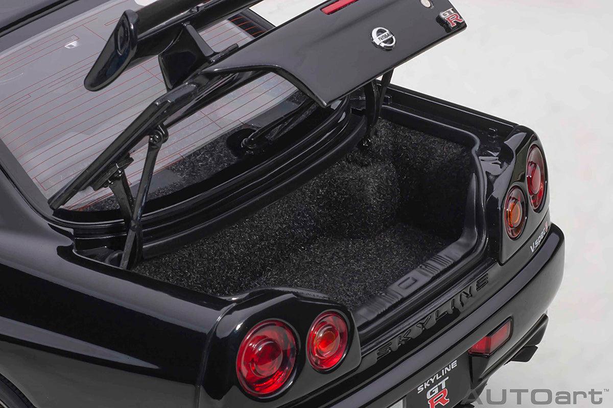 AutoArt Nissan Skyline GT - R (R34) V - spec II - Black Pearl 1:18 Modell - Artexio