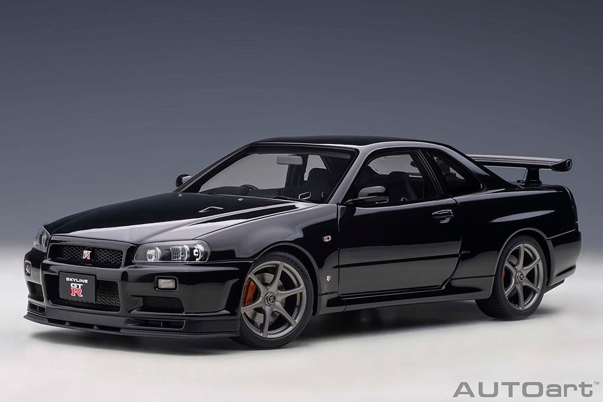 AutoArt Nissan Skyline GT - R (R34) V - spec II - Black Pearl 1:18 Modell - Artexio