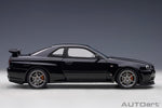 AutoArt Nissan Skyline GT - R (R34) V - spec II - Black Pearl 1:18 Modell