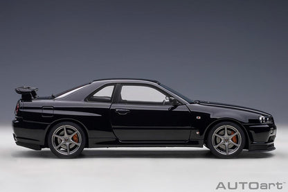 AutoArt Nissan Skyline GT - R (R34) V - spec II - Black Pearl 1:18 Modell - Artexio