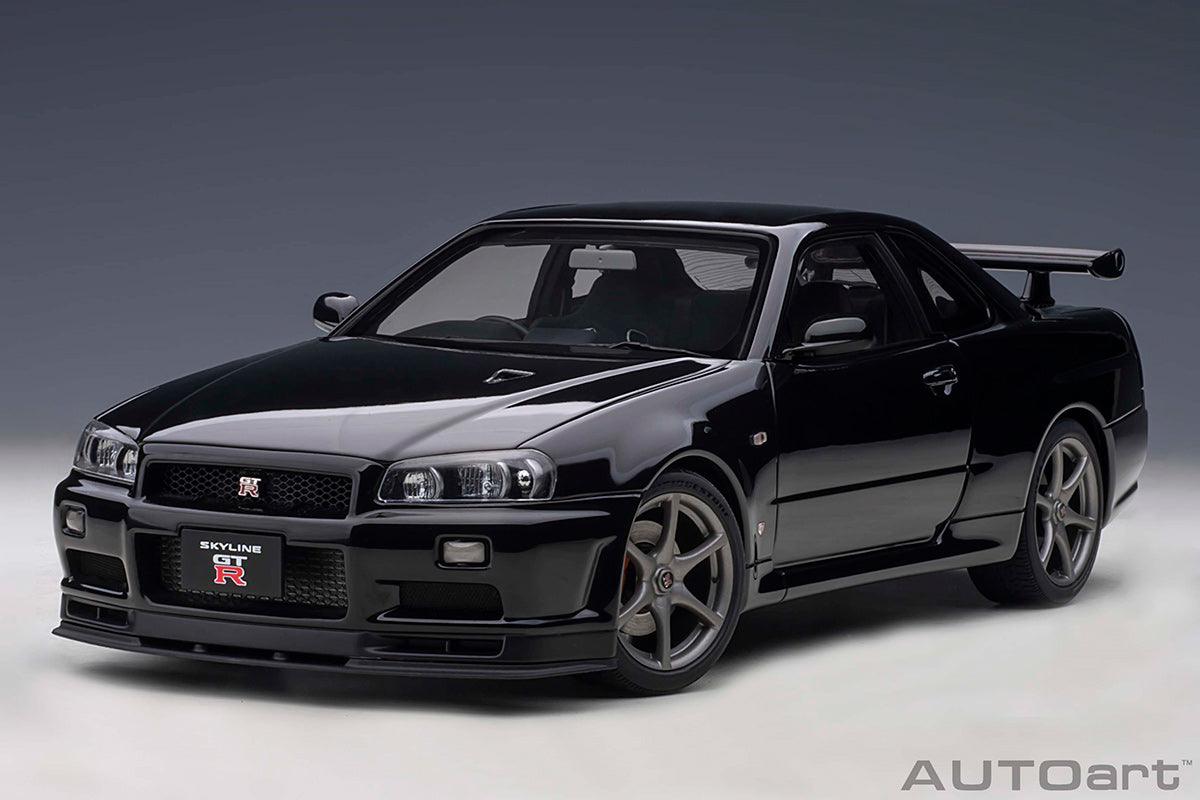 AutoArt Nissan Skyline GT-R (R34) V-spec II - Black Pearl 1:18 Modell