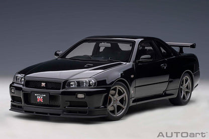 AutoArt Nissan Skyline GT - R (R34) V - spec II - Black Pearl 1:18 Modell - Artexio