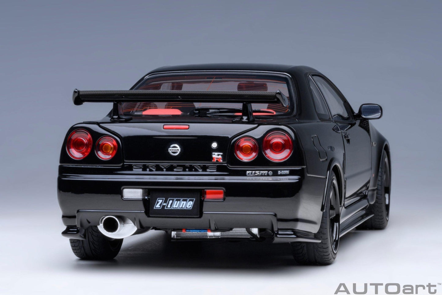 AutoArt Nissan Skyline GT - R (R34) Z - tune - Black Pearl 1:18 Modell - Artexio