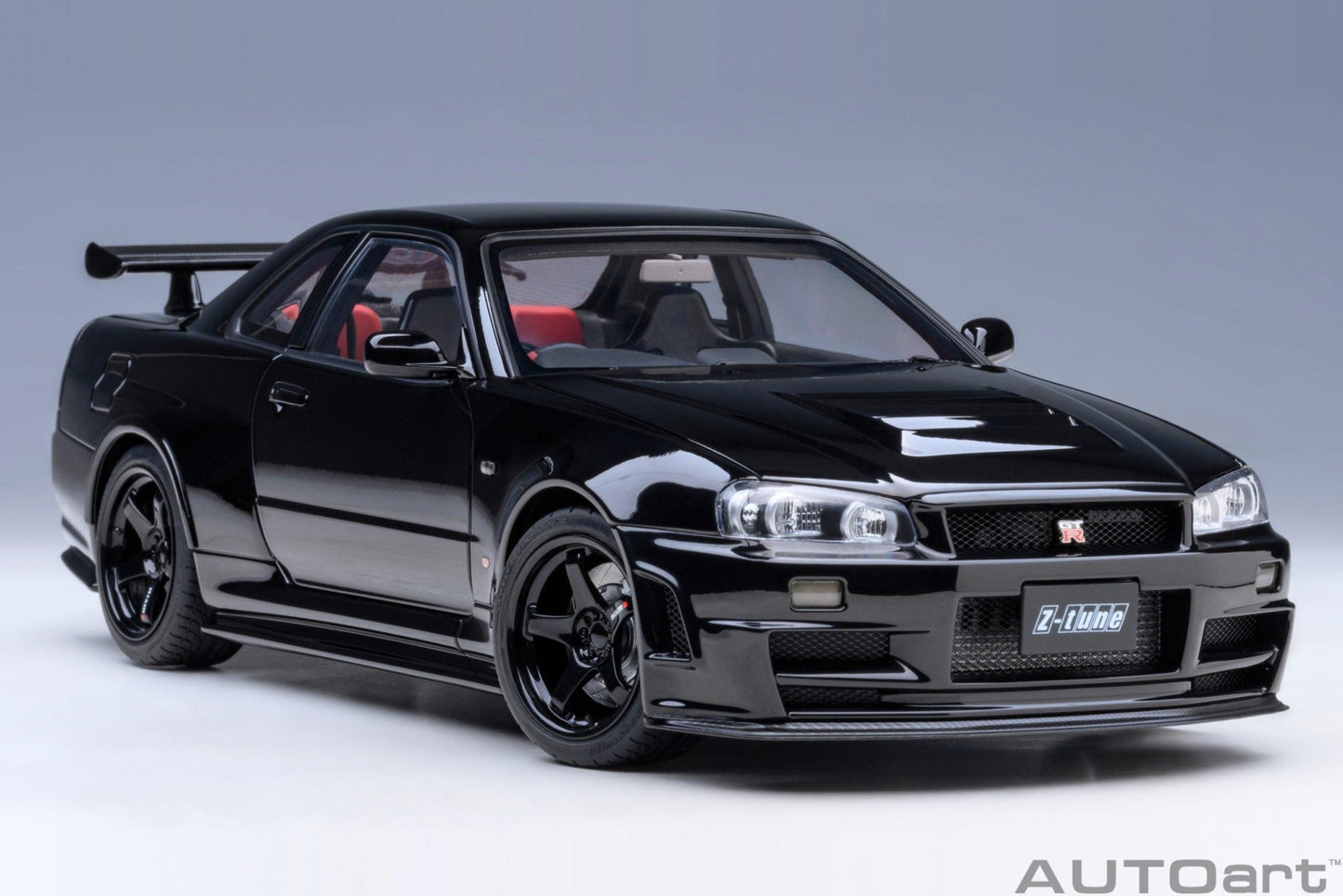 AutoArt Nissan Skyline GT - R (R34) Z - tune - Black Pearl 1:18 Modell - Artexio