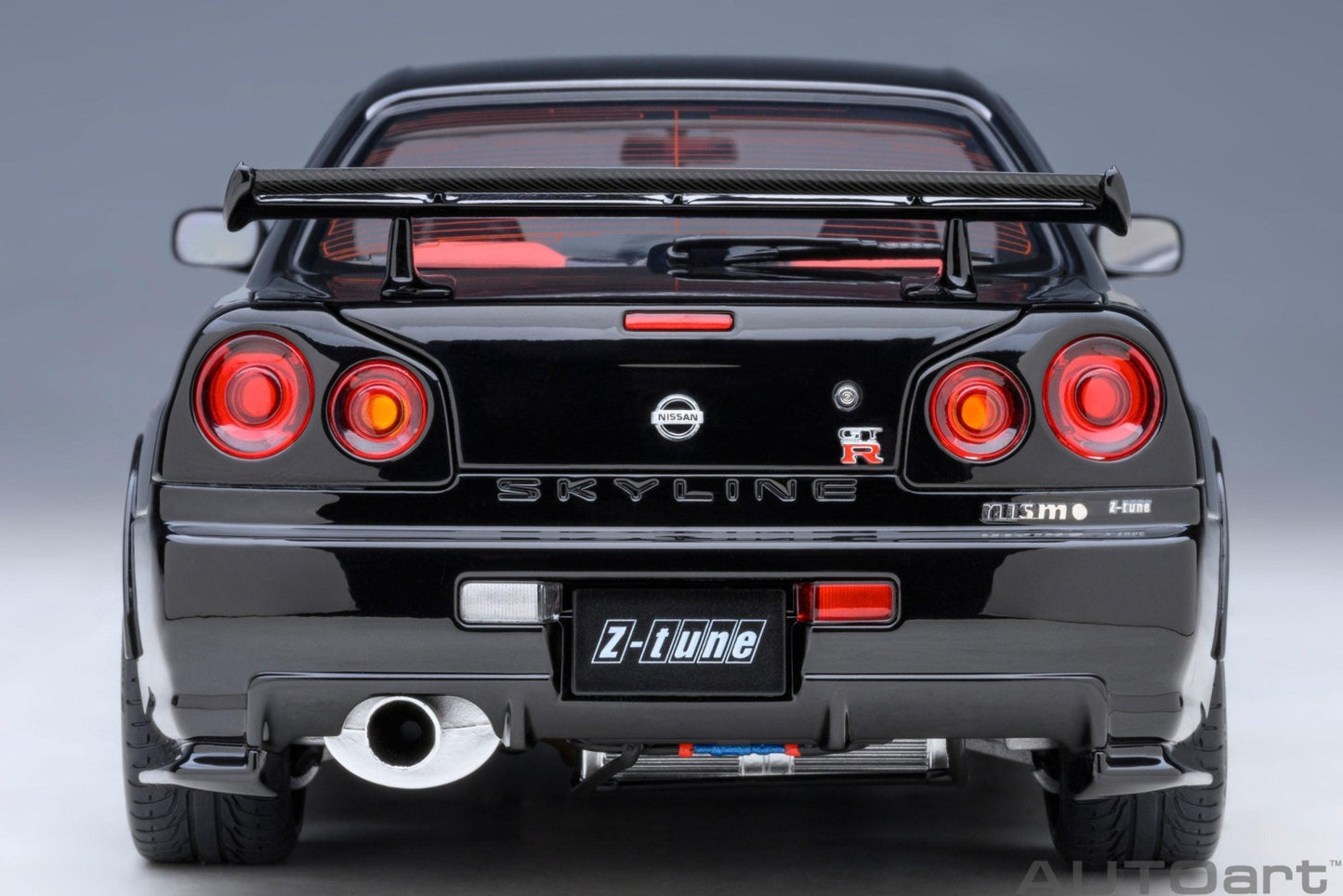 AutoArt Nissan Skyline GT - R (R34) Z - tune - Black Pearl 1:18 Modell - Artexio