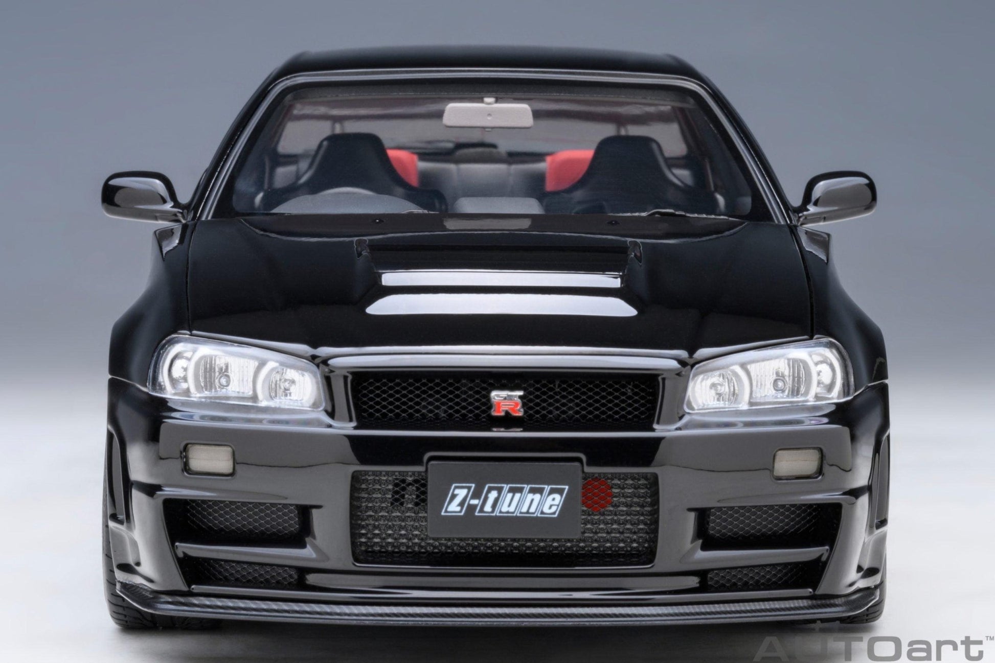 AutoArt Nissan Skyline GT - R (R34) Z - tune - Black Pearl 1:18 Modell - Artexio