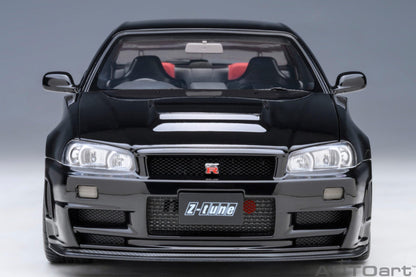 AutoArt Nissan Skyline GT - R (R34) Z - tune - Black Pearl 1:18 Modell - Artexio