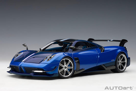 AutoArt Pagani Huayra BC - Blue Francia/Carbon 1:18 Modell - Artexio