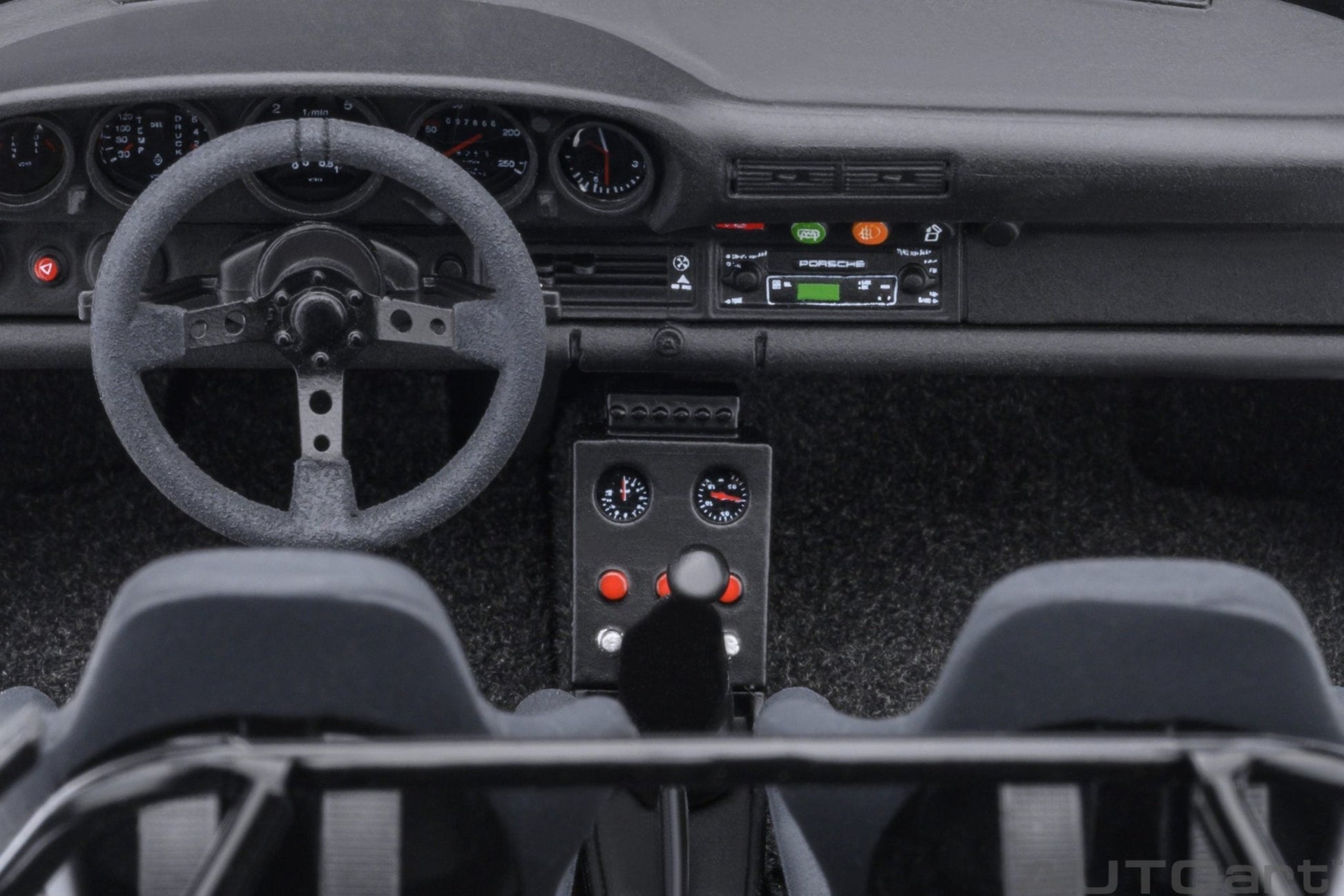 AutoArt Porsche 911 930 Turbo Wangan Midnight Blackbird 1:18 Modell