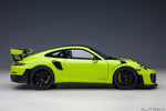 AutoArt Porsche 911 (991.2) GT2 RS Weissach Package - Acid Green 1:18 model