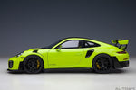 AutoArt Porsche 911 (991.2) GT2 RS Weissach Package - Acid Green 1:18 model