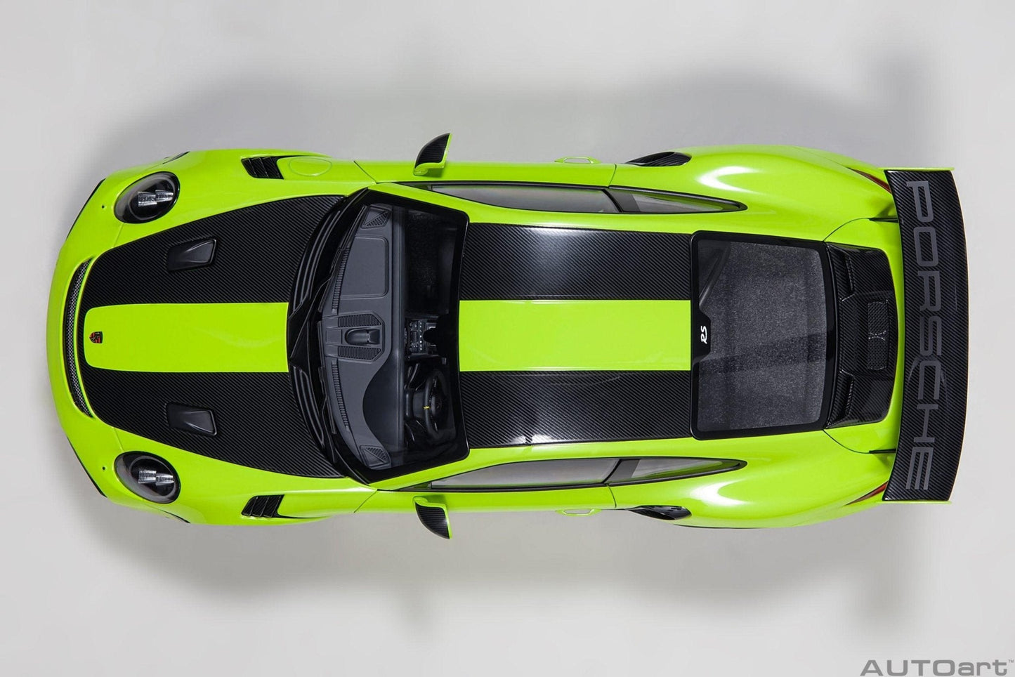 AutoArt Porsche 911 (991.2) GT2 RS Weissach Package - Acid Green 1:18 Modell