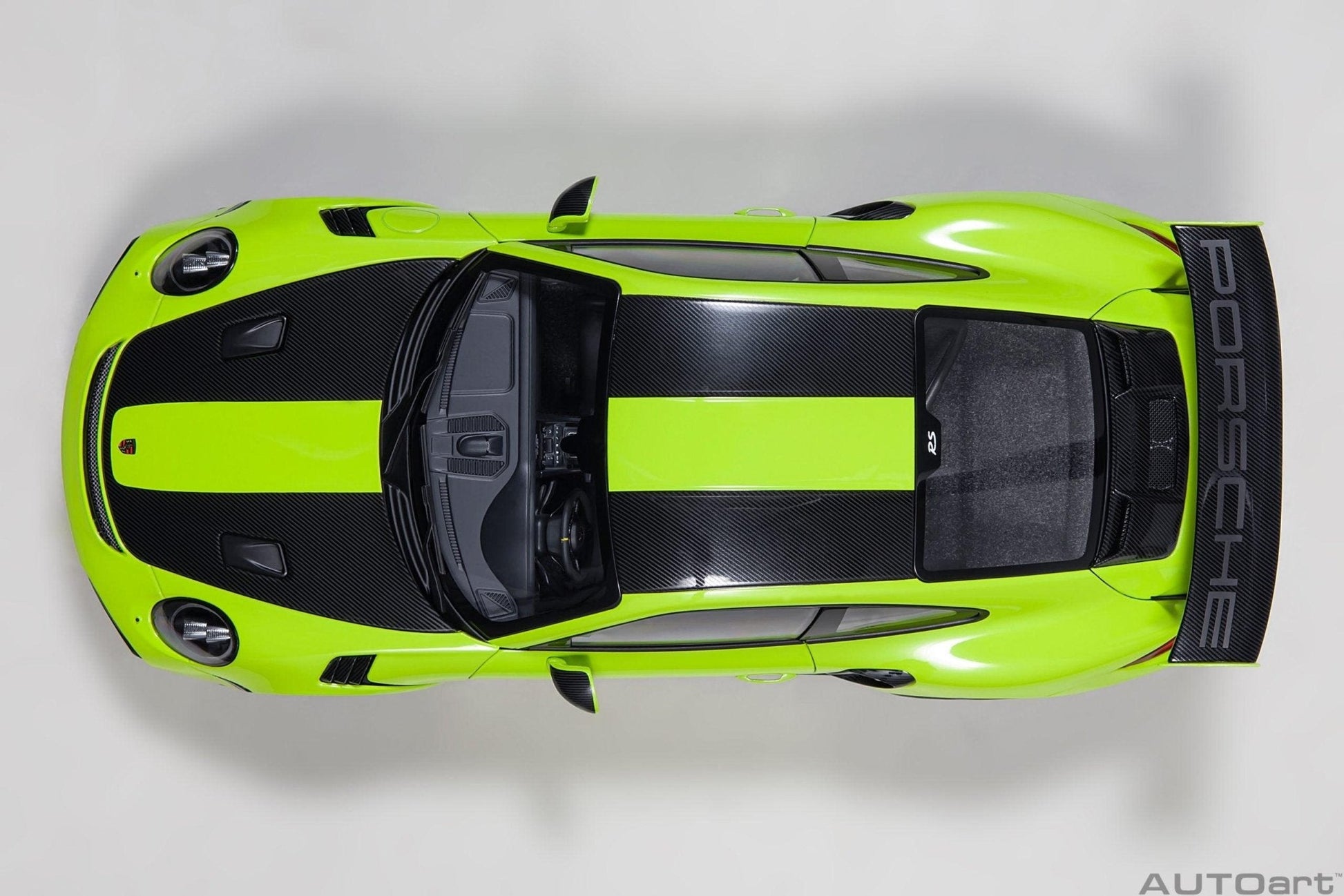 AutoArt Porsche 911 (991.2) GT2 RS Weissach Package - Acid Green 1:18 Modell