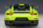 AutoArt Porsche 911 (991.2) GT2 RS Weissach Package - Acid Green 1:18 model